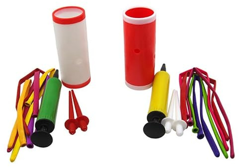 MOMOMAGE Schwert Spikes Thru Ballon mit Pumpe Ballon Illusion Zaubertricks Satge Close Up Magic Illusion Gimmick Requisiten