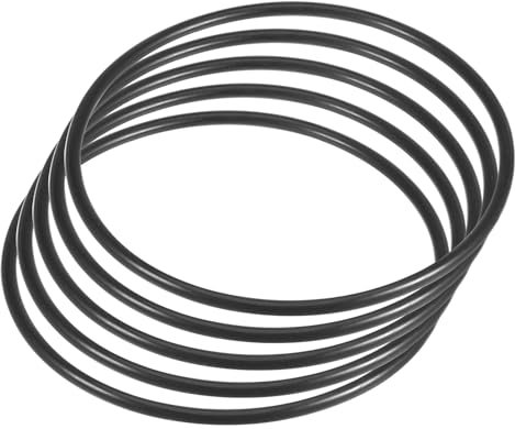 QUARKZMAN 5pz Gomma O-Ring Nitrile 130mm OD 5mm Larghezza Sigillante Rondella Guarnizione per Riparazione Macchina Motore Guarnizione