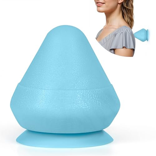 Belle Vous Massaggiatore Muscolare - Strumento Auto Massaggio per Trigger Point - per Tessuti Profondi - Automassaggio Spalla Collo Schiena - per Gambe e Mani - Blu