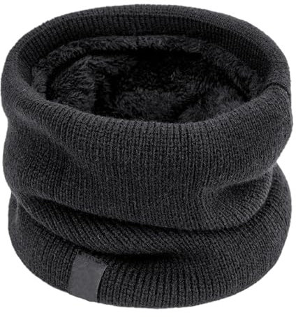 NyxSeat 1 Stück Winterwarmer Schal, Verdickter Thermo-Halswärmer, Herren-Halstuch, Fahrradmaske, Damen-Strickschal, Halswärmer, Geeignet Zum Radfahren, Skifahren Usw.