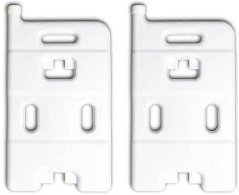 Poolzilla Swimming Pool Ladder Weights (2 Pack) Sand Weights - Above Ground Pool Fillable Ladder Weight Anchor Container for Swimming Entry Systems, White
