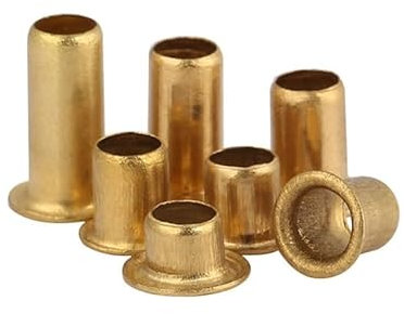 20/50/100/200PCS M2.5 Brass Threaded Rivet Nuts Knurled Head Blind Nutserts (Color : 100PCS, Size : M2.5x2.5)