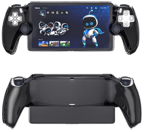 Protective Case for PlayStation Portal Remote Player, Hard Shell, Black | Full front and back coverage for PlayStation Portal against scratches and daily wear