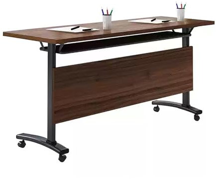 Klappbarer Konferenztisch, Klappbarer Schreibtisch Auf Rollen, Mobiler Schulungstisch, Faltbarer Konferenztisch, Arbeitstisch Klappbar, Seminar-Besprechungstisch Für Büros Und Klassenzimmer(160*50*75c