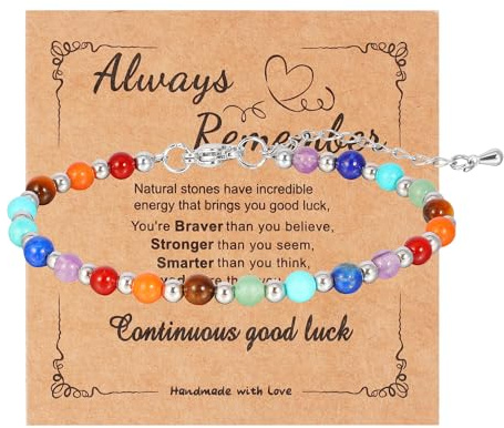 JJDreams Chakra Perlenarmband Set Damen Yoga Armband Lebensbaum Armband Naturstein Armband Natursteinperlen Damen-Heilende Kristalle Perlenarmband Edelstein Perlen Armbänder für Damen und Heren