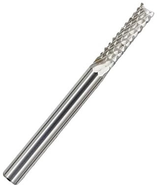 Hartmetall Wolfram Mais Fräser PCB Schaftfräser CNC Router Bits for Leiterplatte Acryl Holz Gravur Maschine Schneider(D4X22X45L)