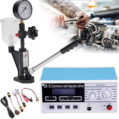 Tsampa CR-C Tester Multifunzione per iniettore Diesel, Tester Comune Rail Injector 220V per iniettori Bosch Denso e Delphi Common Rail