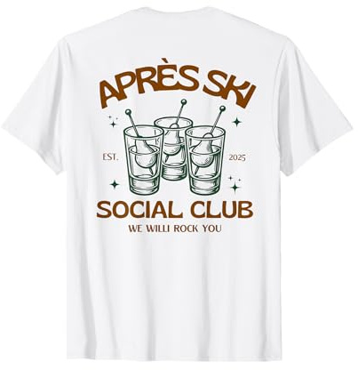 Après Ski Social Club | We Willi Rock You Apres Backprint T-Shirt