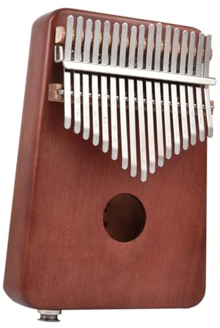 TOYANDONA Muspor Daumenklavier aus Hochwertigem Holz mit Integriertem Eq Langlebiges Kalimba Thumb Piano für Erwachsene und Anfänger Klarer Klang Einfach zu Kaffee farbton