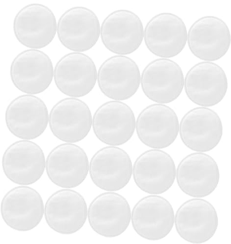 jojofuny 100 Stück Runde Make Up Entferner Pads aus Chemiefreiem Vliesmaterial Praktische Gesichtspads für Tägliche Reinigung und Sanftes Peeling Weiß Kompakt für Reisen
