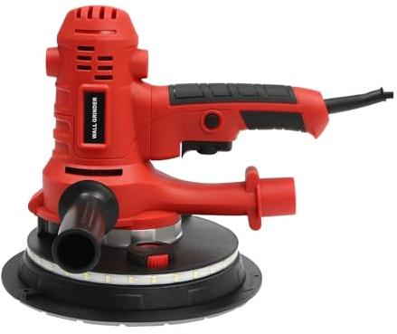 Levigatrice Orbitale Da 1200 W Con Velocità Regolabile, Rimozione Automatica Della Polvere, Potenza Di Aspirazione Variabile For Pareti In Cartongesso, Soffitti Buen Efecto De Pulido, FáCil Y Limpio.