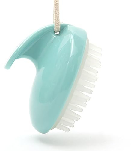 Spazzola Shampoo Massaggiante per Cuoio Capelluto in Silicone e PE