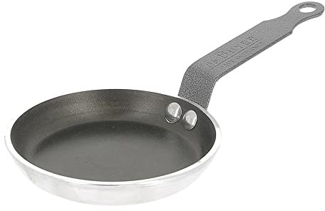 De Buyer - Padella antiaderente Choc per Blinis in alluminio, diametro: 12 cm Diametro 12 Alluminio