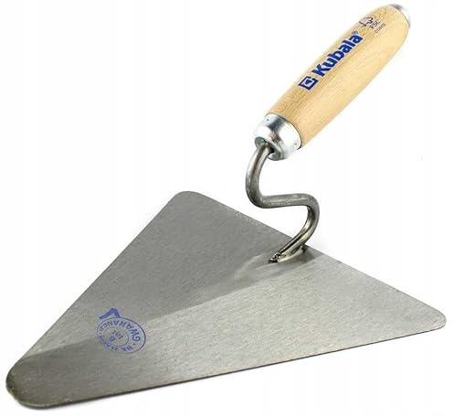 KUBALA 0804 - Paleta de albañil (doble cara, con mayor dureza, 1,2 mm, 200 x 190 mm)