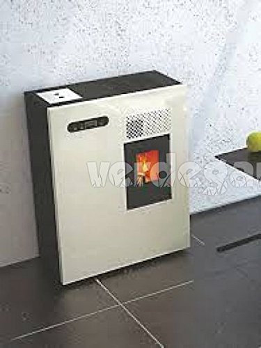 Verdegarden Estufa de Pellets Punto Fuego 4 kW Mod. Camilla Blanco