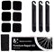 VeloChampion Kit de réparation de crevaison pour pneus de vélo de Route, VTT, BMX, ebike| Kit de réparation de crevaison de vélo | Pack de 6, 10 ou 40 + démonte-pneus (Kit de Réparation + Patchs)