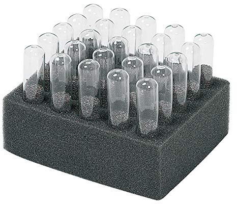 Karl Dahm CM-Ampullen zur CM-Messung, 25 Stück I Zubehör für Feuchtemessung I Calcium-Carbid-Ampullen zur Feuchtigkeitsmessung & zum Restfeuchte sofort anzeigen lassen – 40427