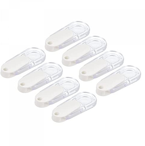 uxcell Jalousienschnur, Gewicht, 8 Stück, 87 mm, für Vorhänge, Fensterläden, Perlenkette, Griff, Römer, vertikal, Rollo, Zubehör, Beige