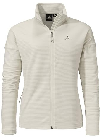 Schöffel Damen CIRC Fleece Jk Style Smue WMS, kreislauffähige Fleecejacke mit 2-Wege-Stretch, wärmende, schnell trocknende Outdoor Jacke mit fast 100 % Recyclingfähigkeit