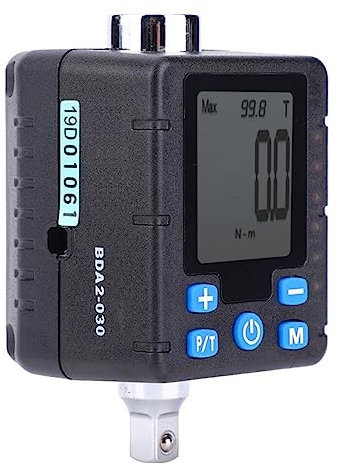 Torque Wrench Digital, Electronic Digital Torsion Spanner Adapter Tool Steel Wrench Socket Torsion Measuring Meter 1/4 3/8 1/2 3/4 Tester,High Compatibility(BDA4-340)