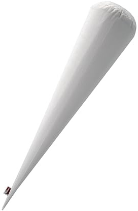POWER INN Schultütenkissen 70cm | Inlettkissen für Schultüte | Zuckertüte Innenkissen | (1, Weiß, 70 cm)