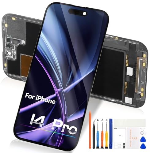 para iPhone 14 Pro Pantalla LCD - para iPhone 14 Pro LCD Pantalla Táctil Digitalizador Montaje Assembly Kits de Reparación (Modelos: A2890, A2650, A2889, A2892)