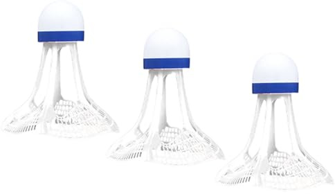 Harilla Lot de 3 balles de Badminton Coupe-Vent, Volants d'entraînement à, pour l'entraînement Sportif dans et Les