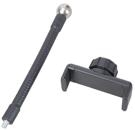 Smartphone Bracket With 1/4 Screw Mounting For Tripod Phone Clip Flexible Hose Replacement Mount Holder Clamp Flexible Hose Phone Mount For Live Streaming