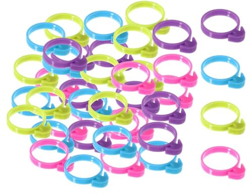 kesurpae 40PCS Piping Bag Clips Piping Bag Ties Versatile Icing No Leaks Biscuit Reusable Bags Ties No Decorations