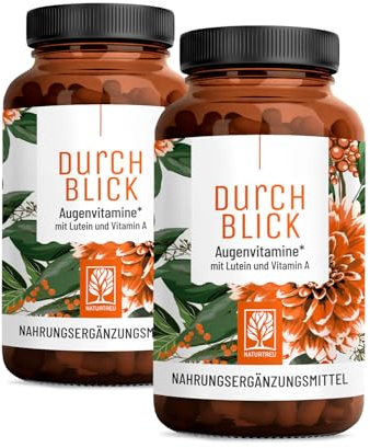 NATURTREU® Augenvitamine - Lutein Zeaxanthin Komplex Kapseln
