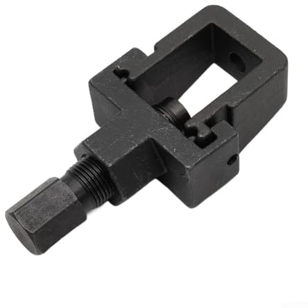 Herramienta divisora de remachadora de cadena de rodillo para reparación de eslabones de transmisión, acero al carbono, negro, kit de dispositivo de mantenimiento resistente