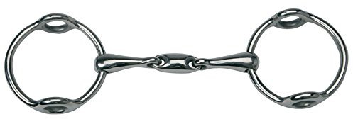 Aufziehtrense Doppelt Gebrochen Inox Oval Link 17mm