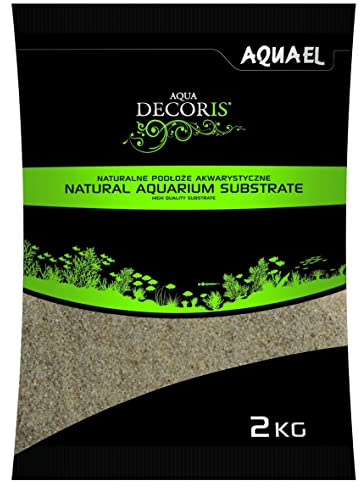 AQUAEL Quartz Sand 0.4-1.2 MM 2 kg Sabbia D Quarzo FINISSIMA Fondo Acquario