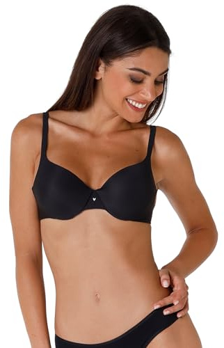 Lovable Reggiseno Ferretto in Microfibra | Coppe Leggermente Imbottite e Senza Cuciture | Invisibilità e Comfort | 09WP Invisible Lift Supreme Donna