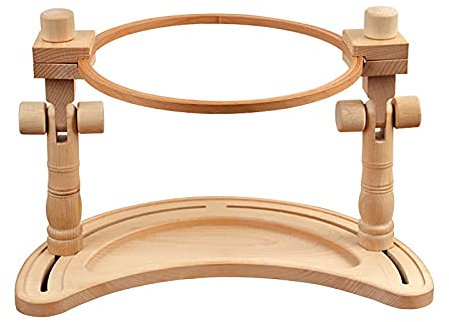 YOUGE Stickständer Stickständer Für Handarbeit Stickständer Werkzeug Kreuzstich Stickrahmen Buche Holz
