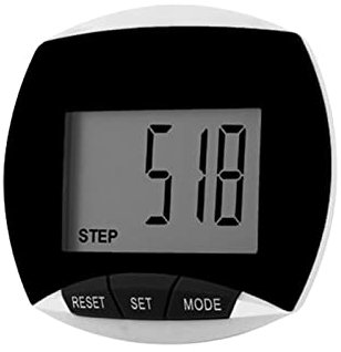 YOUGE Multi-Function Pocket Pedometer, Accurately Track Steps, Portable Mini Sport Step Counter, Step, Walking Distance, Calories Counter, Fitness Tracker, Miles/Km, Black