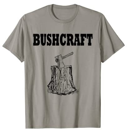 Bushcraft Axe Tools Wilderness Survival Skills T-Shirt T-Shirt