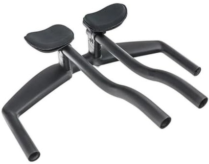 SOYDAN tt Handauflage Griff Verlängerung Bar Lenker Carbon Zeitfahrlenker TT Bar Rest Triathlon Lenker Fahrradteile Straßenzubehör (Color : Glossy 440mm)