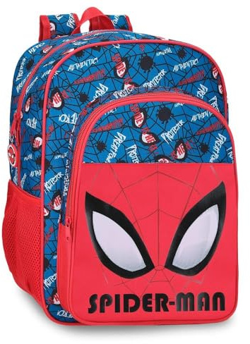 Marvel Spiderman Mochila Escolar, Rojo, 15,6L