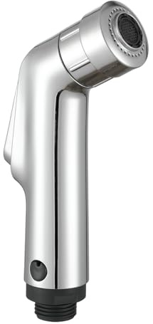Muxios 1 Pack High Pressure Two Function Bidet Sprayer Plastic for Toilet | Handheld Bidet Spray Head Hand Bidet Shower Head for Bathroom Hygiene Diaper Cleaning Pet Bathing Standard G1/2 Inch