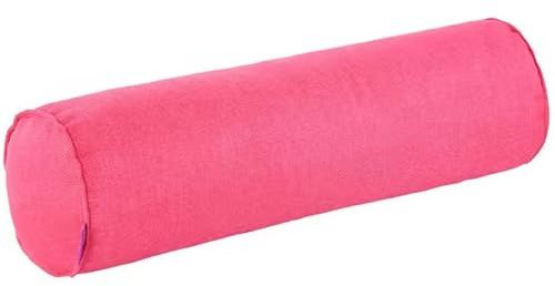 MSNCS Kissenrolle Nackenkissen 15x40/80x20 Bett Rückenkissen mit Nackenrollenkissen Multifunktional Nackenkisse Abnehmbar,für Kopf, Nacken, Rückenstütze Reisekissen(Light red,20x80cm)