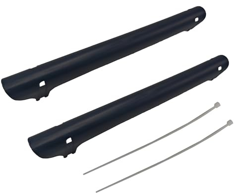 Runseaway 2Pcs Bike Chainstay Protector Universal Frame Chain Guard Cover Anti-Scratch Protective Pad for Mountain Bike MTB Road Bicycle Easy Install Lightweight(Black)