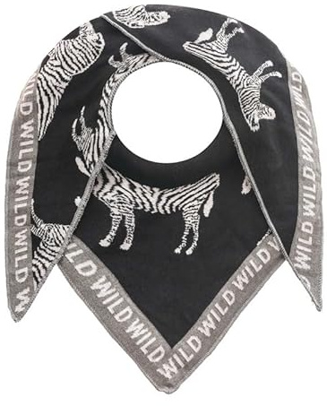 Zwillingsherz Schal Dreieckstuch Damen Halstuch viele verschiedene Muster Leo Zebra Kirche Paisley u.a. Freizeit 50% Baumwolle, 50% Polyacryl