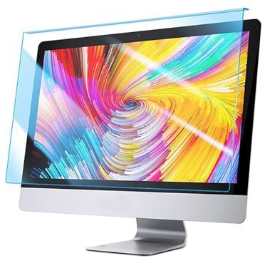 WSDAV Pannello Protettivo per Schermo in Acrilico Anti-Luce Blu per Monitor LED per PC Desktop Diagonale da 12,5-27 Pollici,14in 16:9