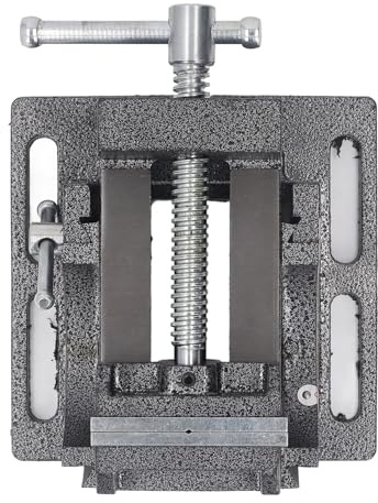Itonash Angle Foret Press Press, 3 Pouces Inclinant 0 à 90 Degrés VISE en Acier avec Mâchoire Détachable et Tige de Vis épaissie, pour un Serrage sécurisé et une Largeur Réglable