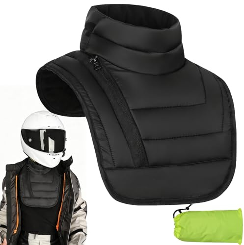 Motorrad Halsmanschette – wasserdichte Halsmanschette, Schnitt, Fahrradzubehör, Winter-Motorradausrüstung | für kaltes Wetter draußen Reisen Alltag Arbeit Radfahren Reiten MTB Wandern, Shorts Style