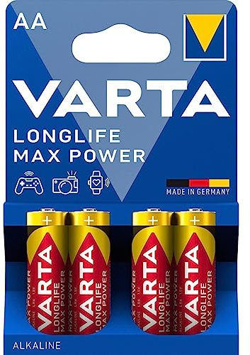 Varta Longlife Max Power AA Battery (Pack of 4) 04706101404
