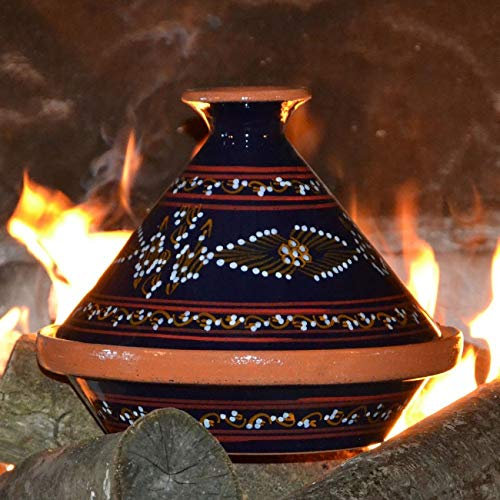 Tajine individuale tatoué Blu Notte – D 23 cm