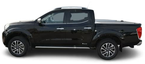 Solarplexius Auto-Sonnenschutz Scheiben-Tönung passgenau für Nissan Navara King Cab ab 2015 Komplettsatz Keine Folie