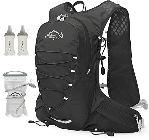 IX INOXTO Running Hydration Vest for Men Women Water Backpack for Running 3L Running Hydration Pack for Trail Running Marathon Race Hiking